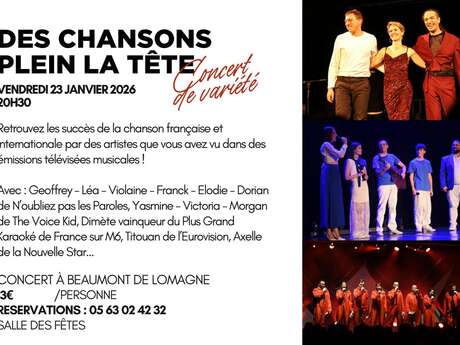 Concert "Des chansons plein la tête" - 2ème édition