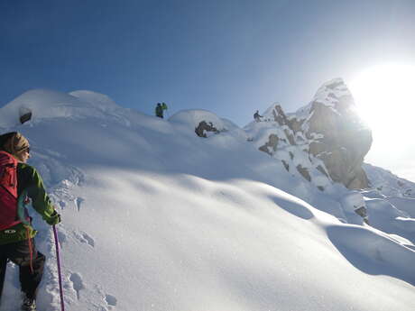 Raquettes, neige et plaisir