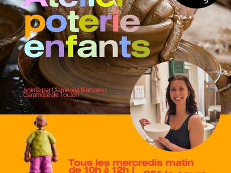 Atelier poterie pour les enfants