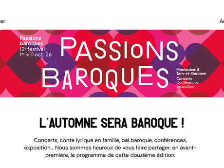 Festival Baroque - Conférence « Les raisons du voyage »