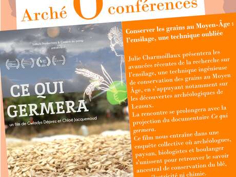 Arché Ô conférence - conserver les graines au Moyen Âge : l'ensilage, une technique oubliée, par Julie  Charmoillaux, ministère de la Culture
