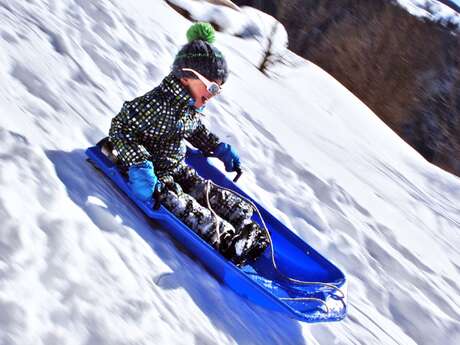 Sledging slope - Le Planay area