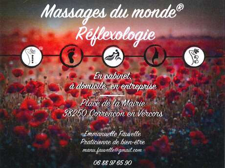 Massages du monde et réflexologie