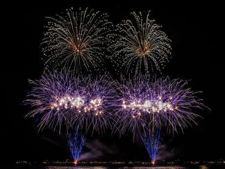 Feu d'artifice du 15 août à Grimaud