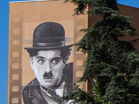 Mur peint "Charlie Chaplin"