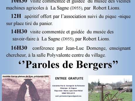Journées Européennes du Patrimoine 2025 à Trigance