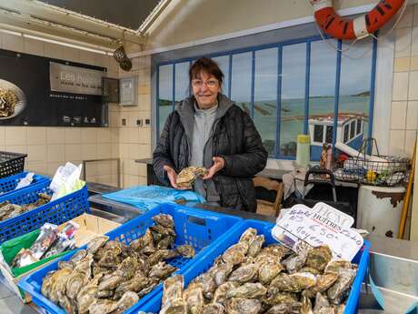 Vente d’huîtres et moules A.Guignet