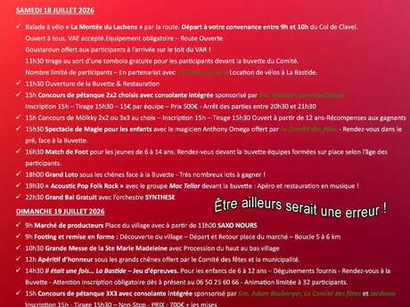 Fête  Patronale Sainte Marie-Madeleine