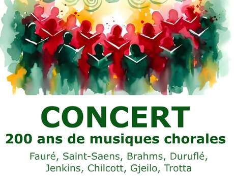 Concert : 200 ans de musiques chorales