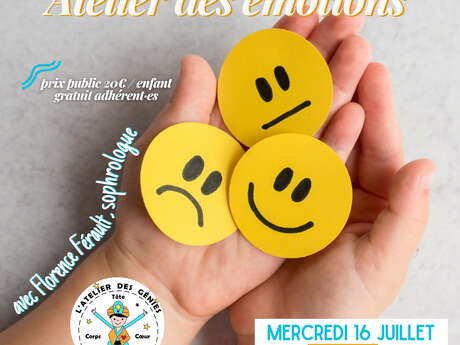 Atelier des émotions : 4 à 6 ans