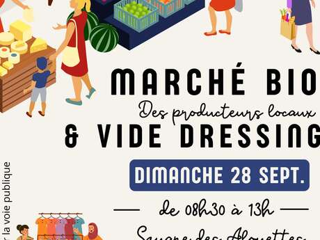 Marché BIO et Vide dressing