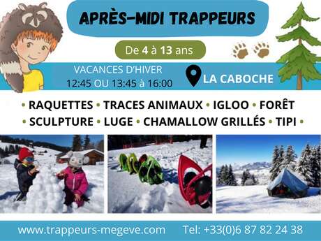 Après-midi Trappeurs Enfants Hiver