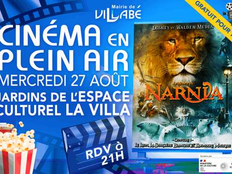 Cinéma en plein air à La Villa