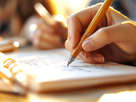 Atelier d'écriture avec Muriel de l'association "L'amie des mots"