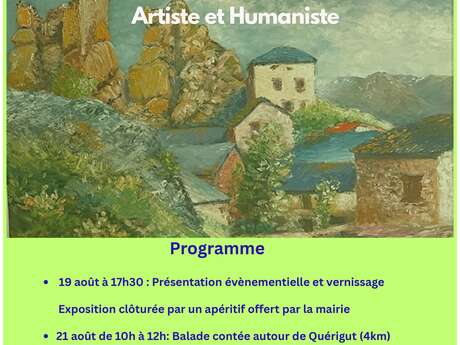 Exposition "des oeuves de Jules Palmade"