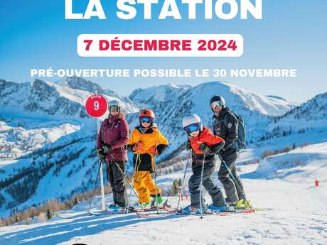 Ouverture de la Station de ski ISOLA 2000