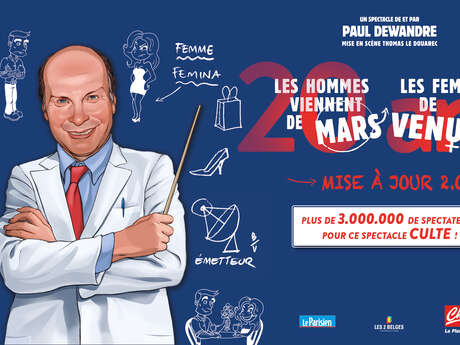 Spectacle : Les Hommes viennent de Mars et les Femmes de Vénus - mise à jour 2.0