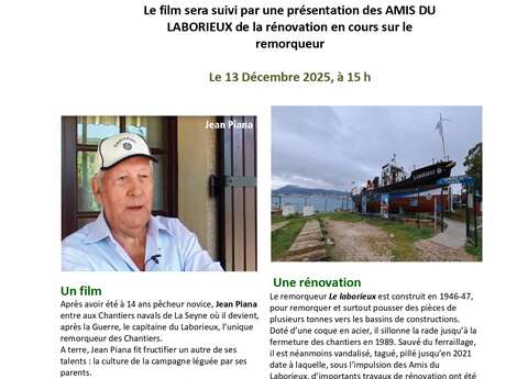 Film - "Le Laborieux, un homme et son métier, interview with Jean Piana" (in French)