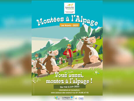 Montée à l'alpage La Giettaz Montée à l'alpage La Giettaz