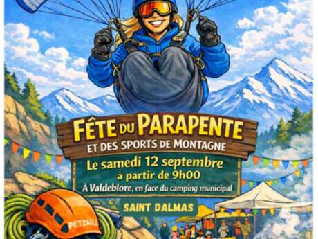Valdeblore "Val de l'Air" paragliding festival.