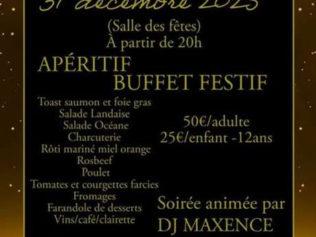 Réveillon de la Saint Sylvestre à Malemort du Comtat