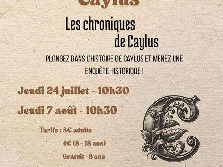 Jeu de piste à Caylus : Menez l'enquête historique