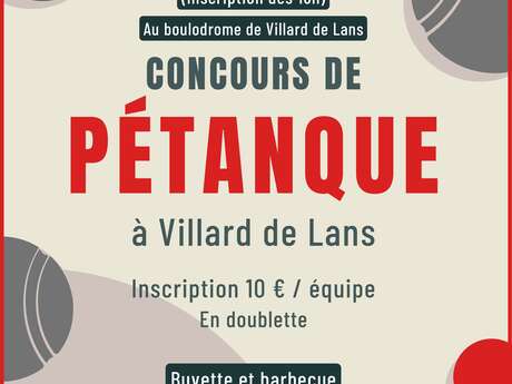 Concours de pétanque