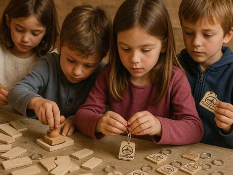 Atelier création magnets en bois