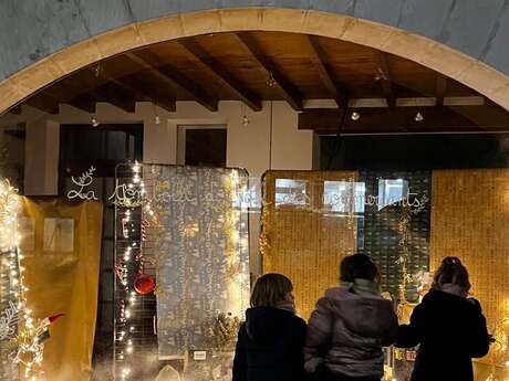 Vitrine de Noël des commerçants de Villeneuve lez Avignon