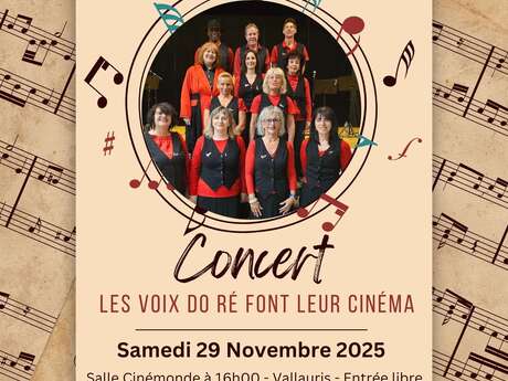 Concert - Les Voix Do Ré font leur cinéma