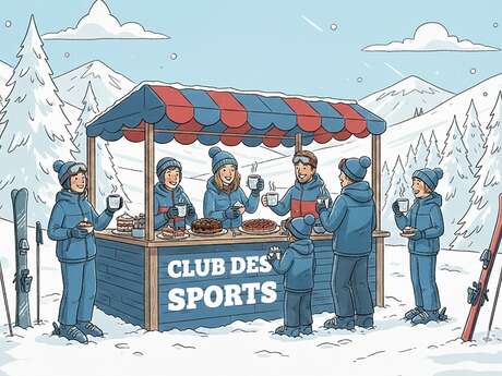 Le goûter du Club des Sports de Flaine