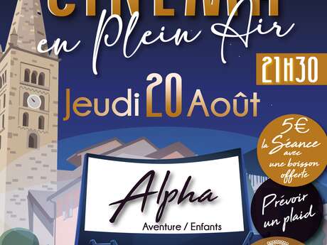 "ALPHA" Outdoor Movie Theater
