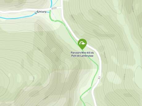 Parcours de pêche no-kill du pont de Lambruisse