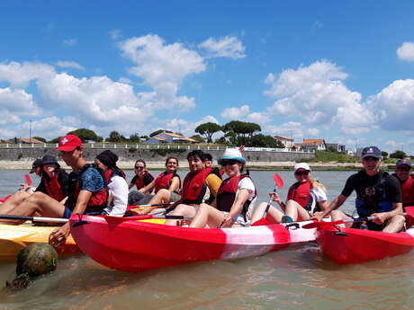 Kayak découverte 17: Balade nautique en kayak de mer de 2 h sur le littoral charentais