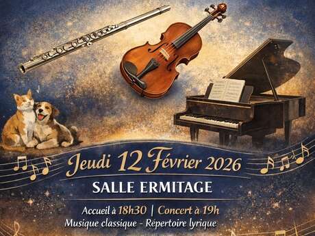 Concert solidaire - Au profit du refuge animalier