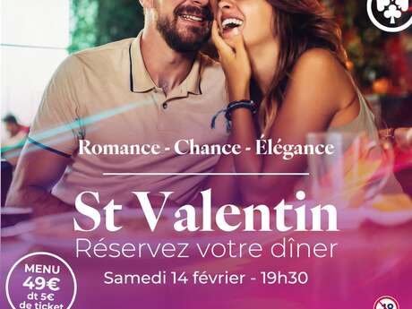 Soirée St Valentin à Joa Casino
