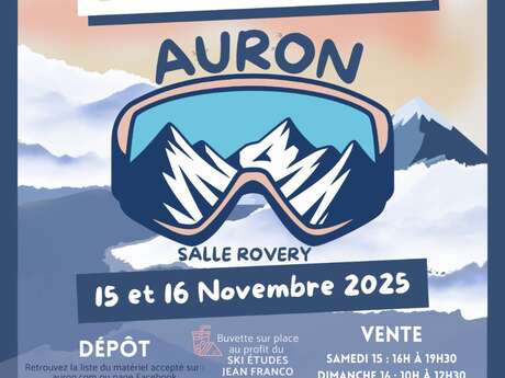 Bourse aux skis et VTT d'Auron