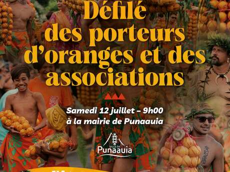 Parade of orange carriers and associations - Orange Festival