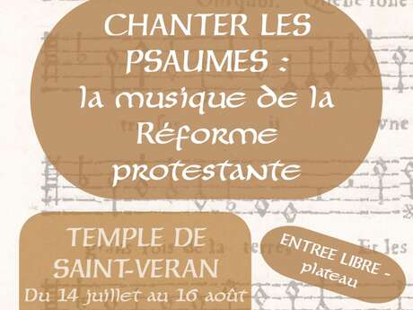 Exposition "Chanter les psaumes : une musique de la Réforme"