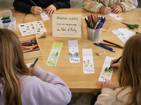 Creative Workshop: Making Bookmarks from Val d'Arly