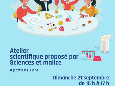 Atelier scientifique pour enfants : "Lait à modeler"
