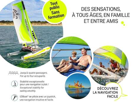 IZIRide, Naviguer sans expérience, activité nautique pour tout public