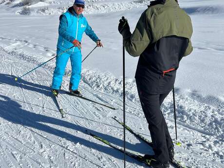 Cours de ski nordique 2h : le skating