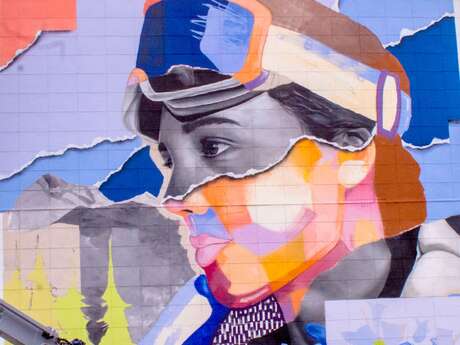 Highlight of the Street Art Festival in Flumet / St Nicolas la Chapelle