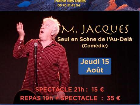 Repas spectacle avec M. JACQUES