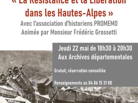 Table ronde  La résistance et la libération dans les Hautes-Alpes