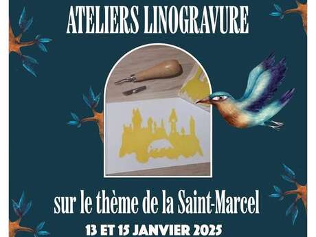 Atelier linogravure : Saint-Marcel (adultes)