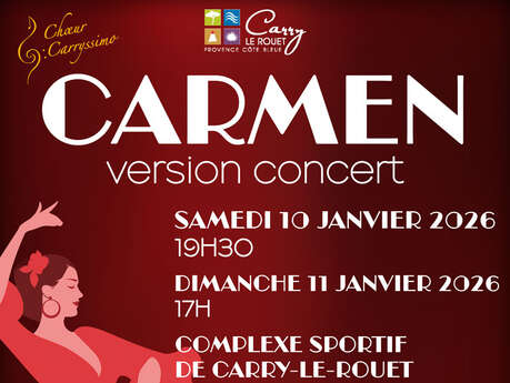 Carmen opéra version concert