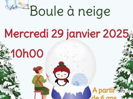 Atelier créatif « Les boules de neige »