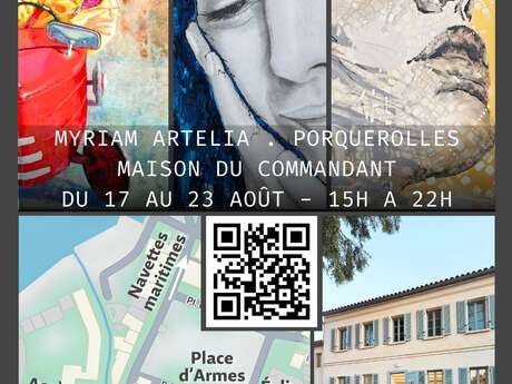 Exposition de Myriam Artelia à la Villa du commandant